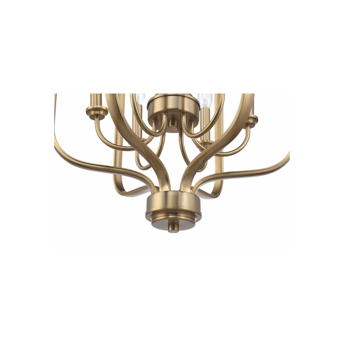 Bolden 6 Light 18 inch Satin Brass Foyer Pendant Ceiling Light