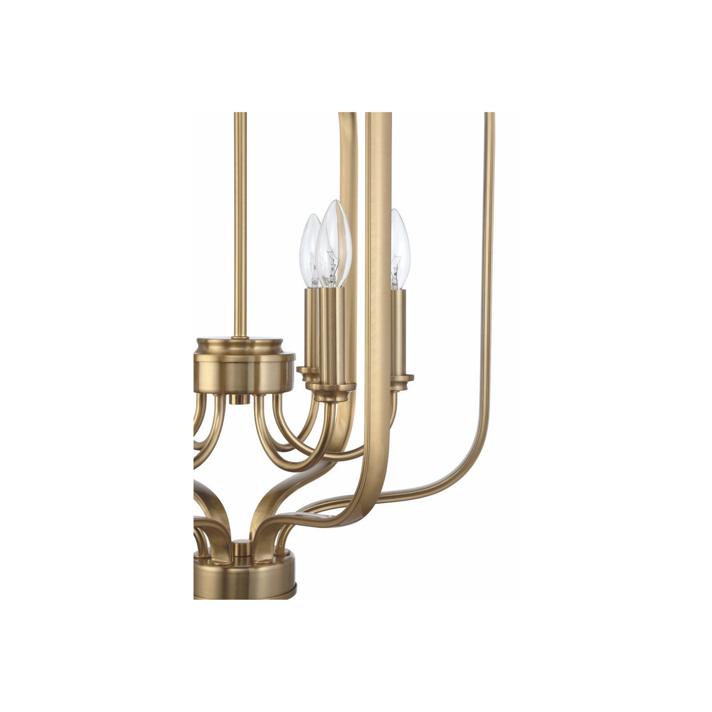 Bolden 6 Light 18 inch Satin Brass Foyer Pendant Ceiling Light
