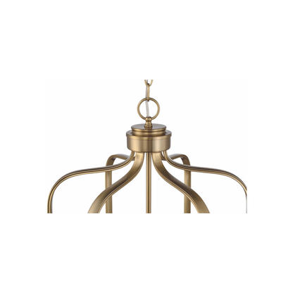 Bolden 6 Light 18 inch Satin Brass Foyer Pendant Ceiling Light