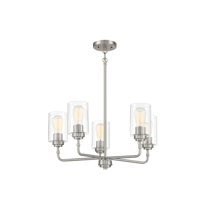 Stowe 5 Light 23 inch Chandelier Ceiling Light