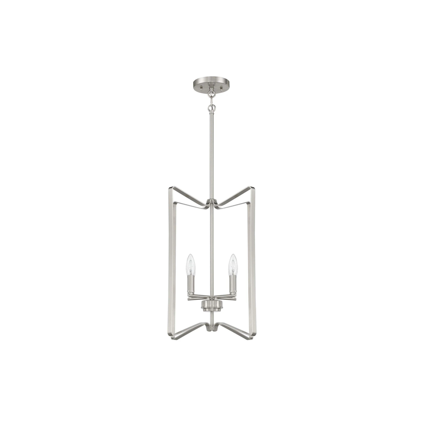 Shayna 4 Light 15 inch Flat Black Foyer Light Ceiling Light
