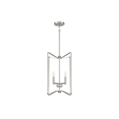 Shayna 4 Light 15 inch Flat Black Foyer Light Ceiling Light