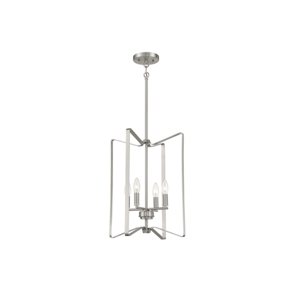 Shayna 4 Light 15 inch Flat Black Foyer Light Ceiling Light