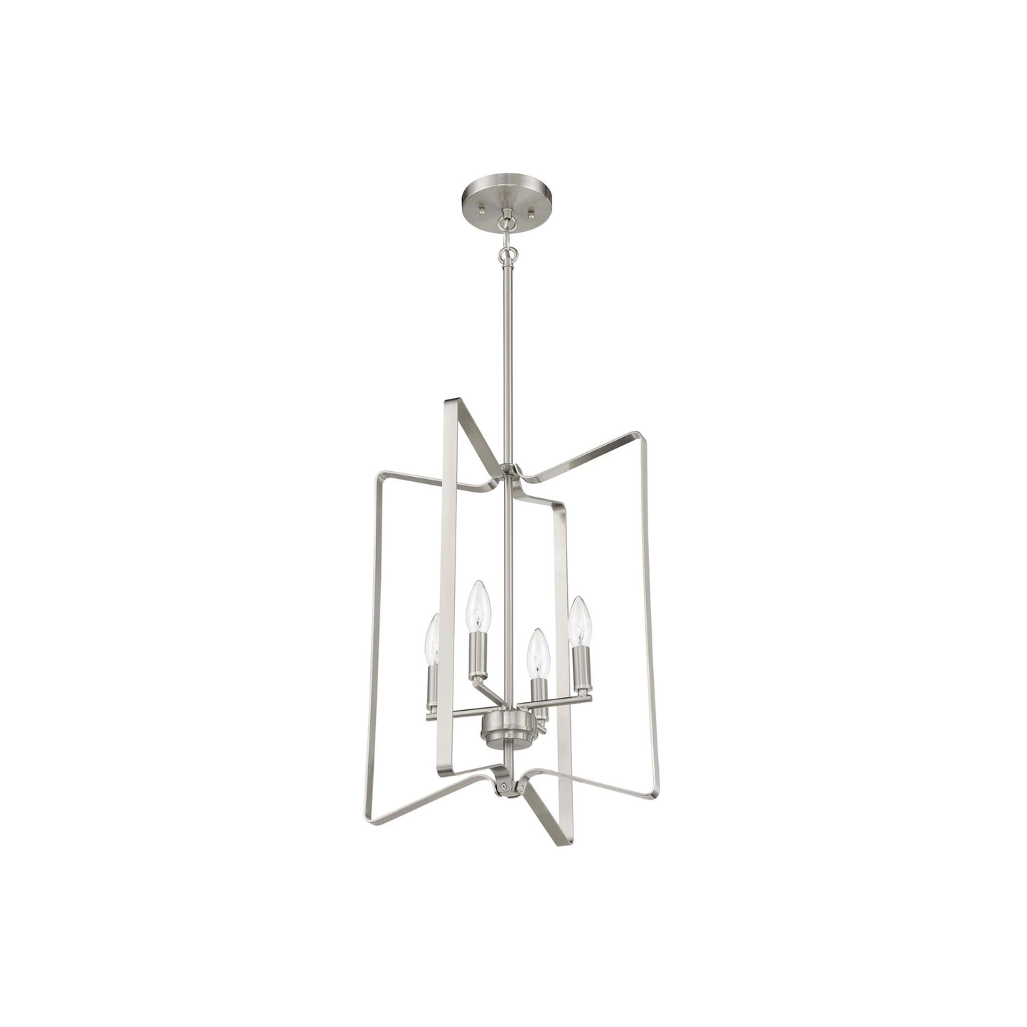 Shayna 4 Light 15 inch Flat Black Foyer Light Ceiling Light