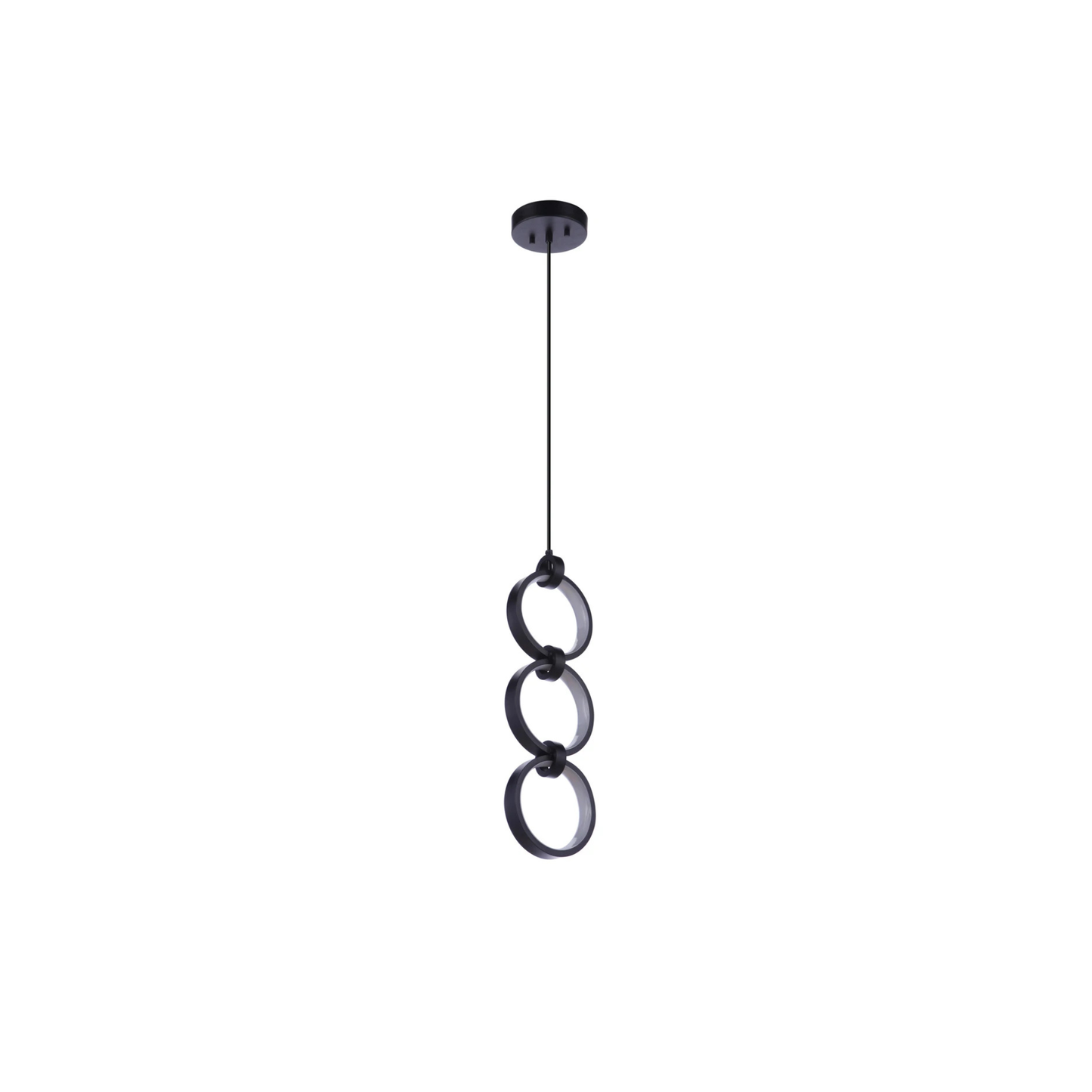 Context LED 5.13 inch Flat Black Pendant Ceiling Light