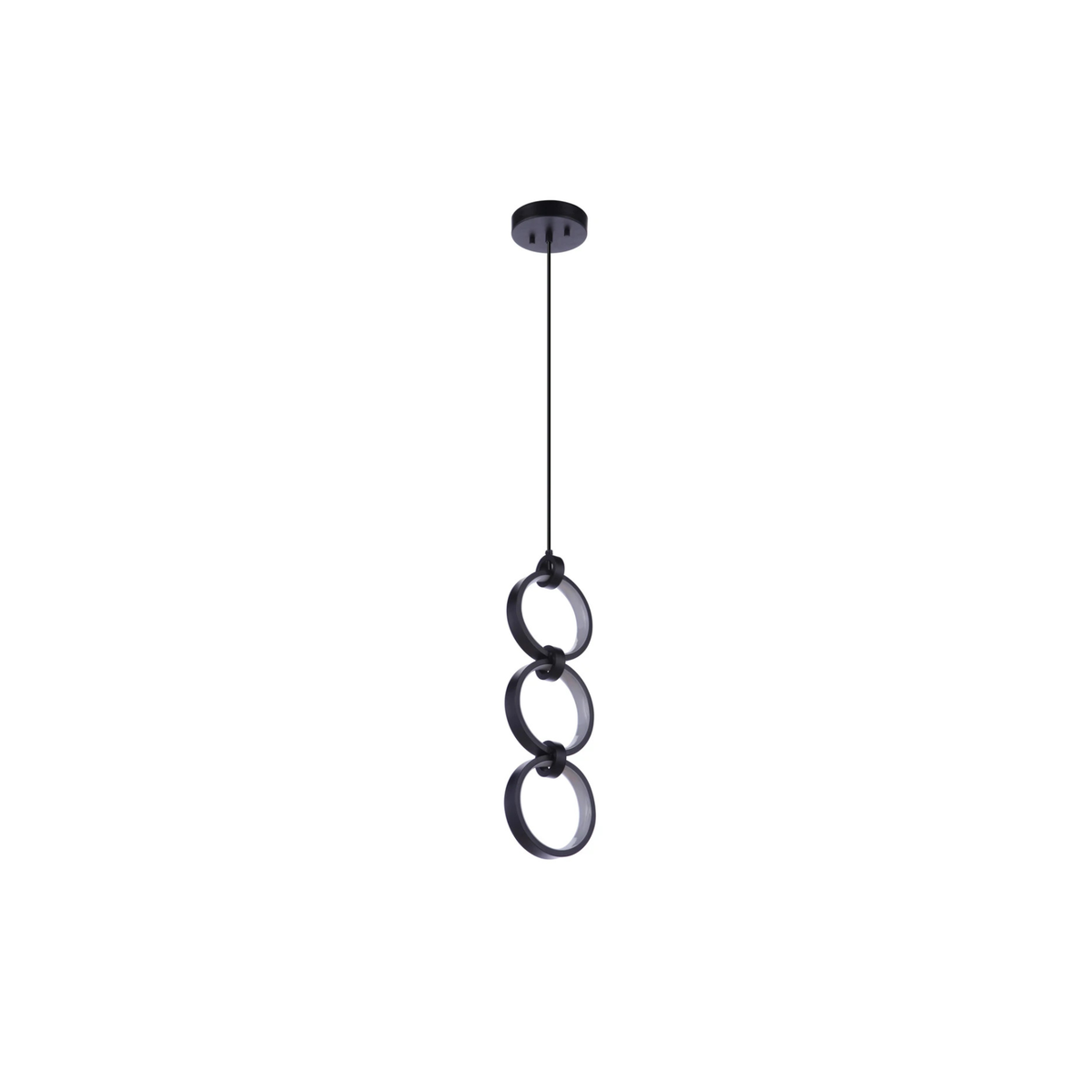 Context LED 5.13 inch Flat Black Pendant Ceiling Light