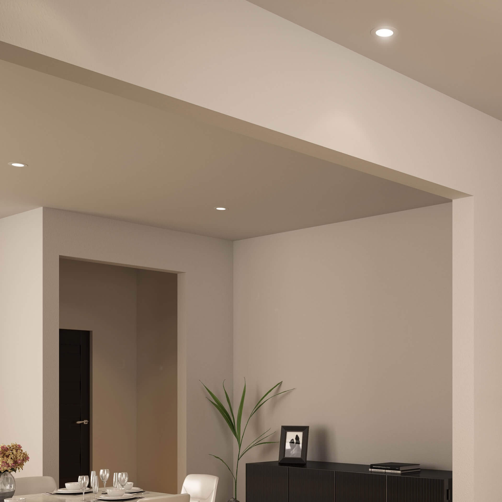 6″ Round Panel Light With Interchangeable Trims - Orvon Lighting