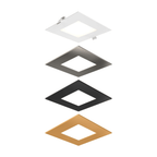 6″ Square Panel Light With Interchangeable Trims - Orvon Lighting
