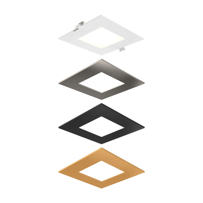 6″ Square Panel Light With Interchangeable Trims - Orvon Lighting