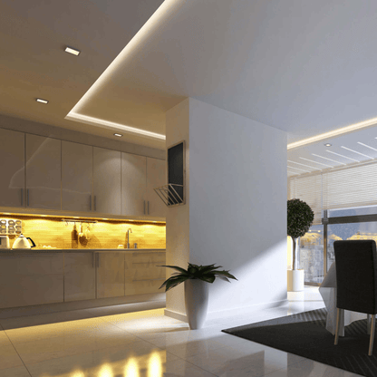 6″ Square Panel Light With Interchangeable Trims - Orvon Lighting