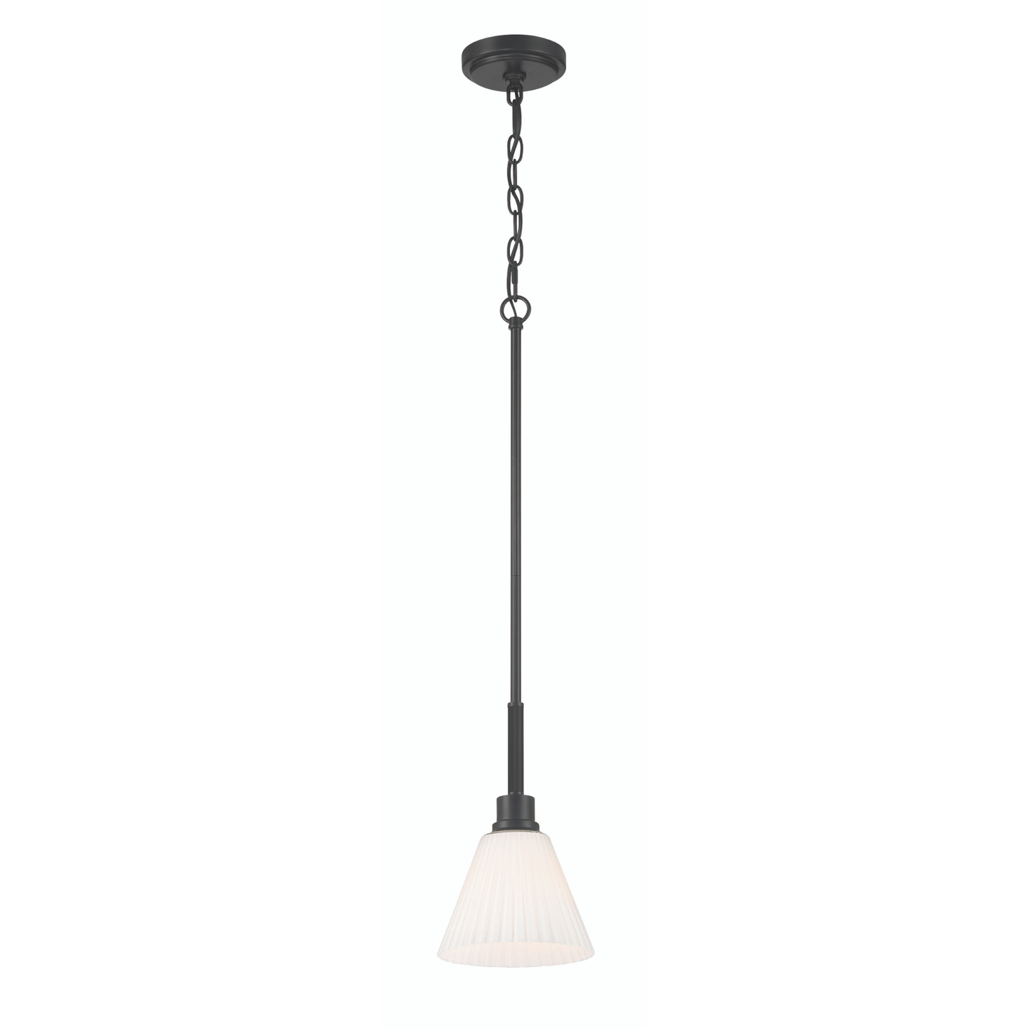 Pleated II 1 Light Mini Pendant