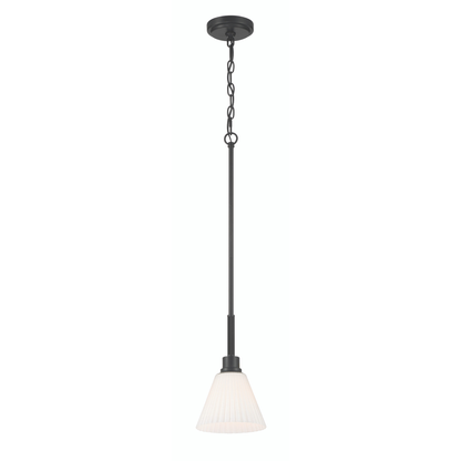 Pleated II 1 Light Mini Pendant