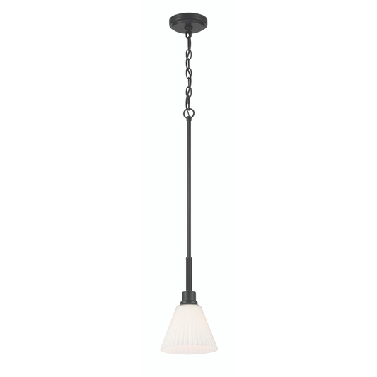 Pleated II 1 Light Mini Pendant