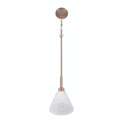 Pleated II 1 Light Mini Pendant