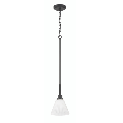 Pleated II 1 Light Mini Pendant