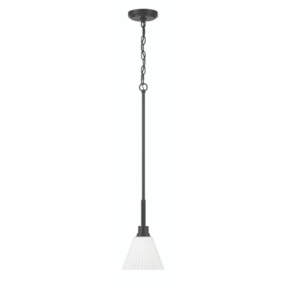 Pleated II 1 Light Mini Pendant