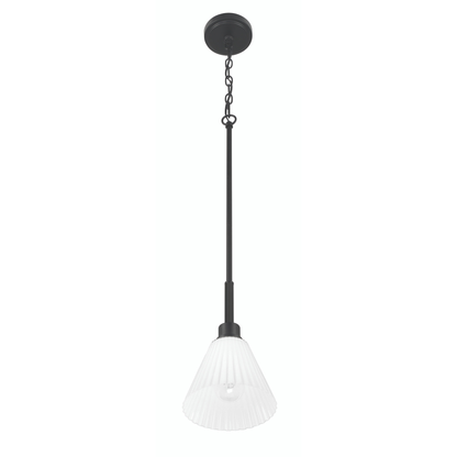 Pleated II 1 Light Mini Pendant