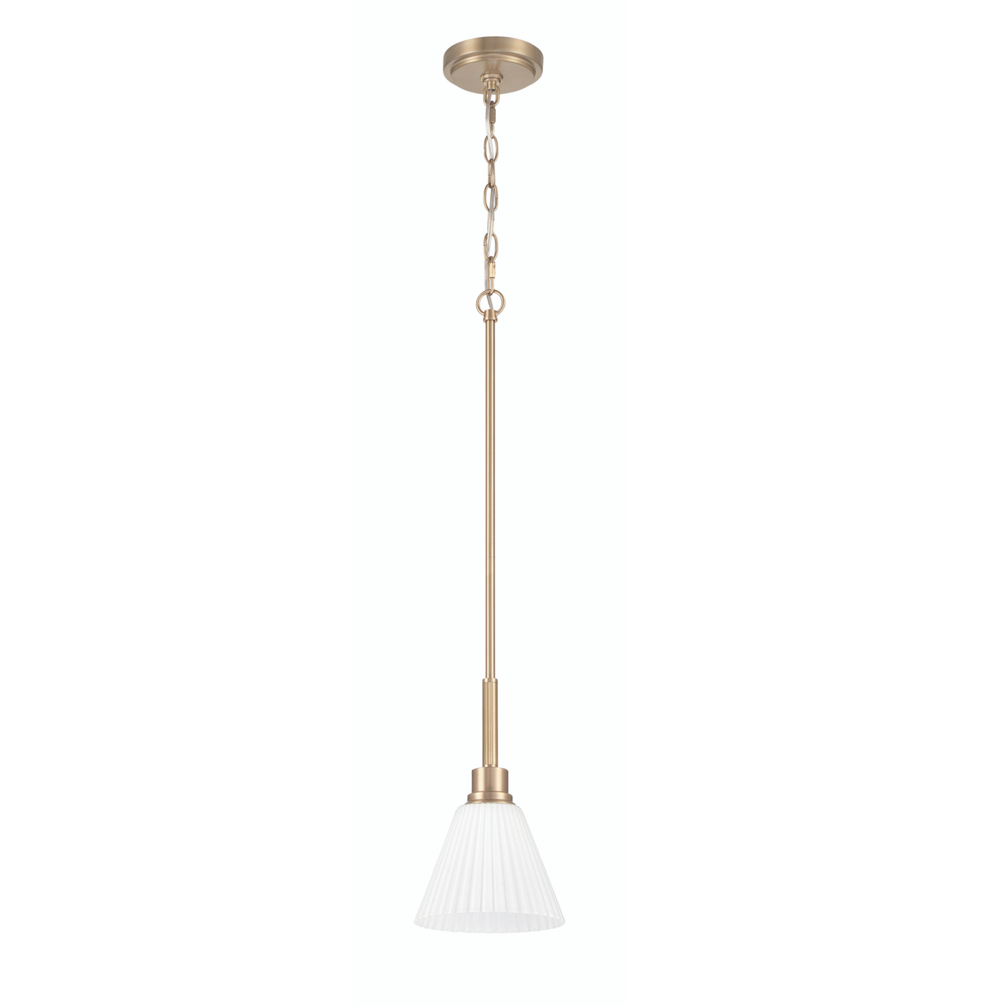 Pleated II 1 Light Mini Pendant