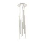 8 Light Round CCT LED Duo - Light Cylinder Pendant Cluster - Orvon Lighting