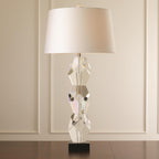 Global Views Felicity Facet Block Lamp-Triple lifestyle view