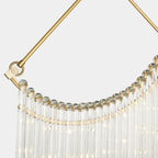 Global Views Draped Glass Chandelier detail view