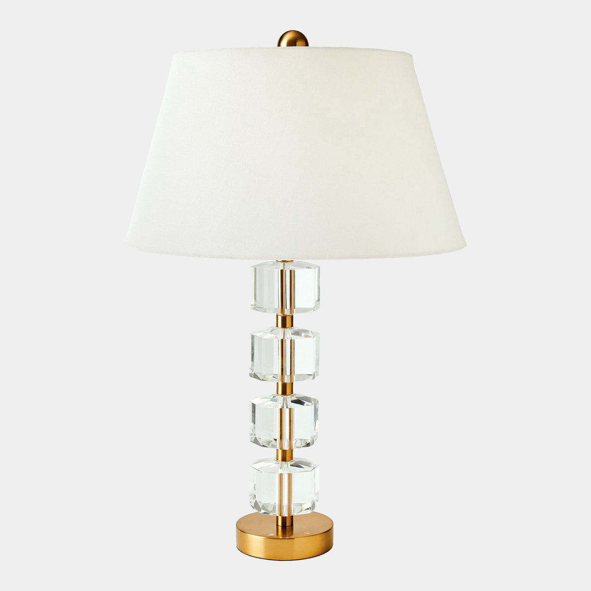 Global Views Clara Stacked Faceted Crystal Lamp product view