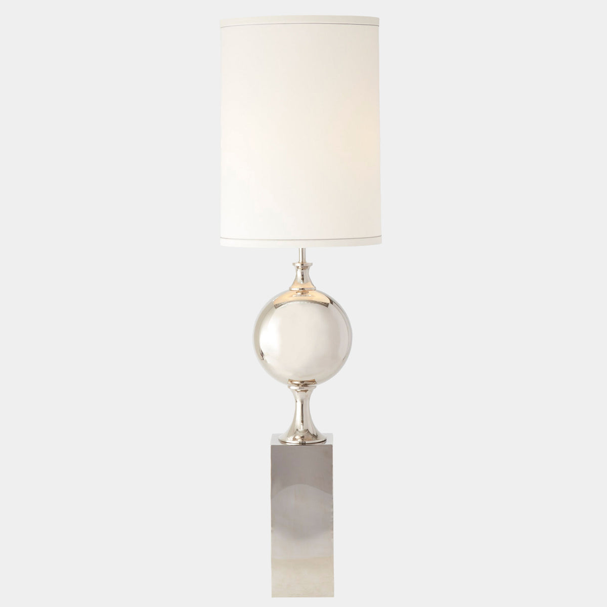 Global Views Big Pill Lamp-Nickel detail view