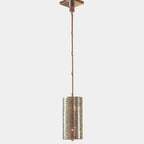 Global Views Coil Single Pendant-Nickel detail view