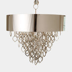 Global Views Prym Chain Pendant – Nickel detail view