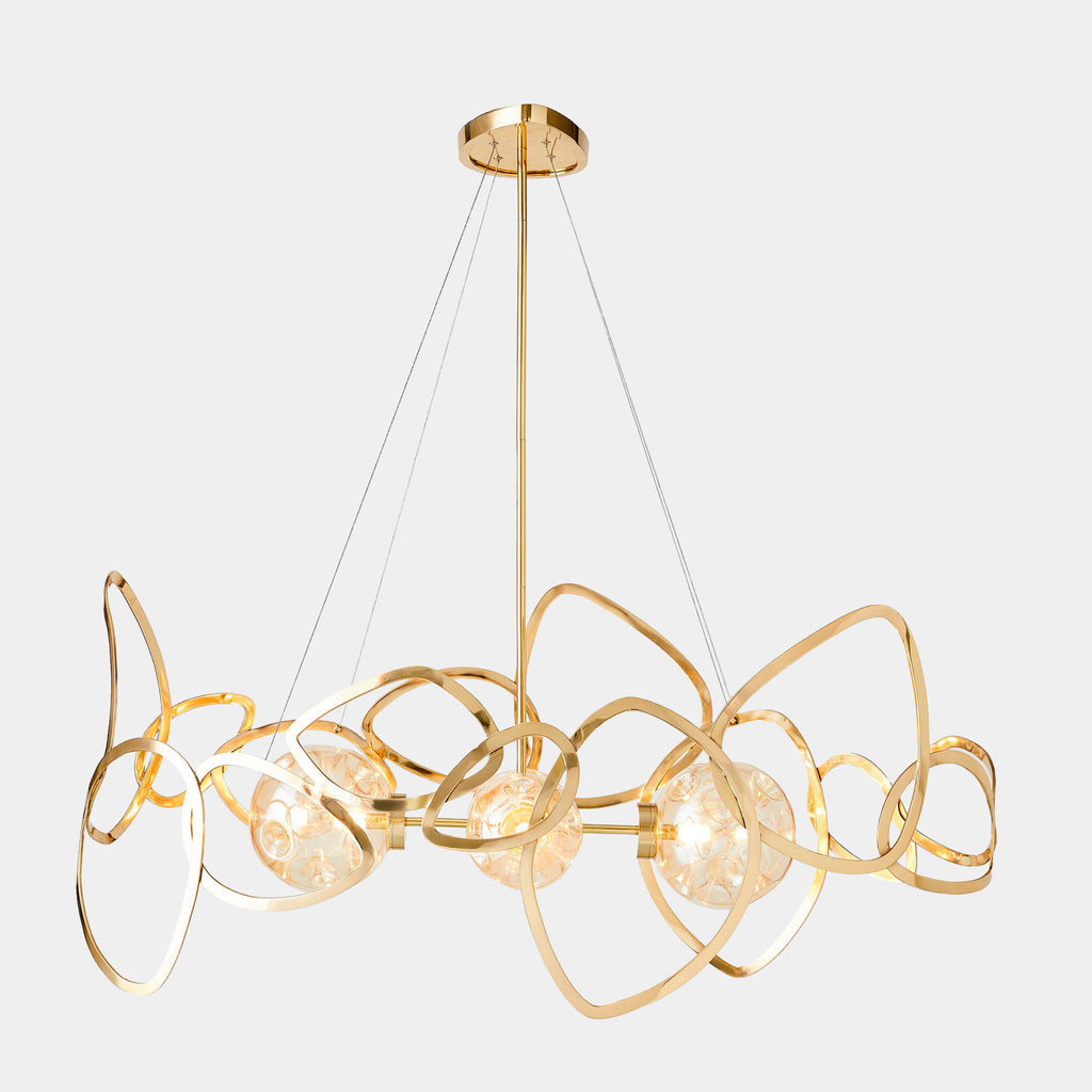 Global Views Aura Chandelier detail view