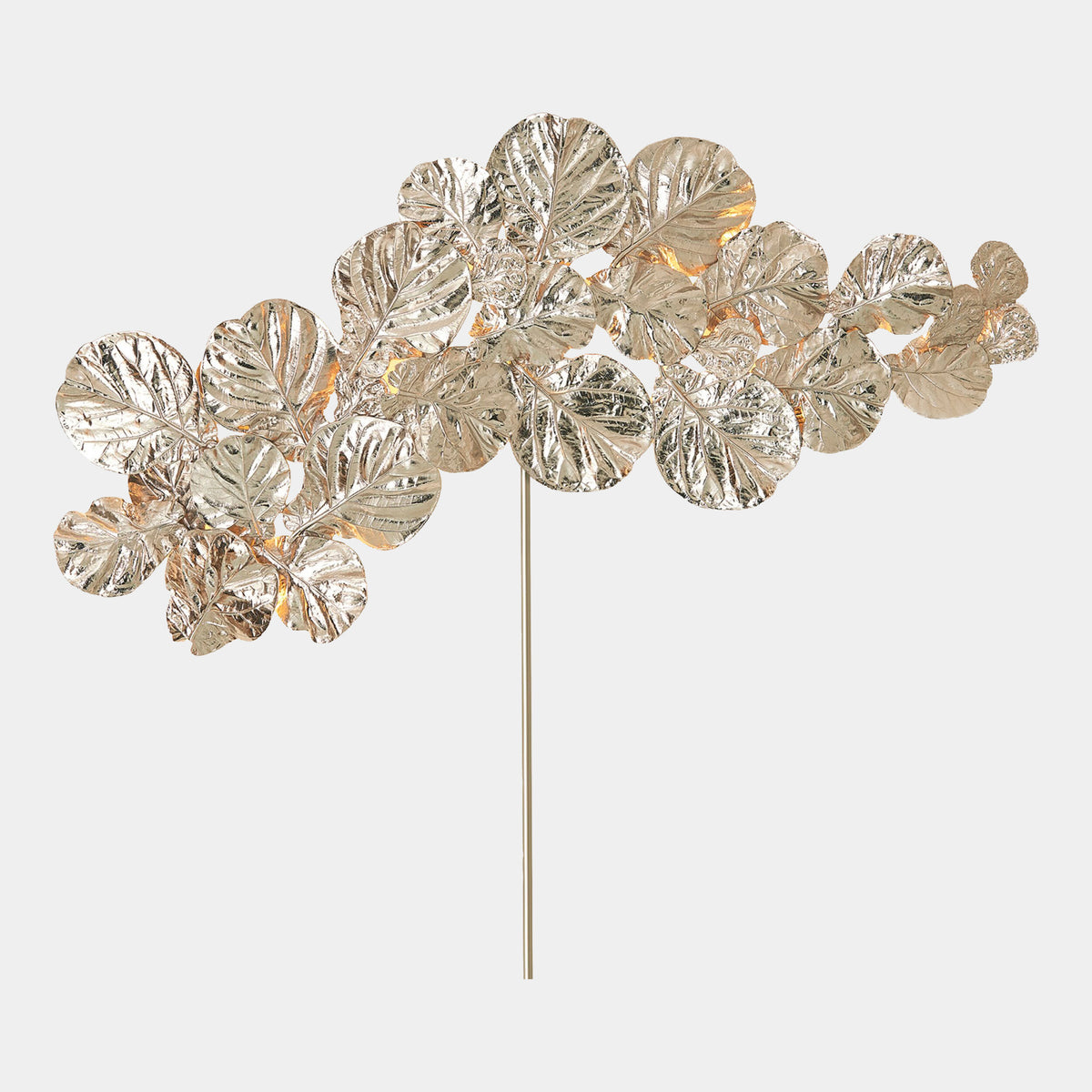 Global Views Fiddle Fig Lighted Wall Decor – Nickel additional product view