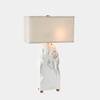 Global Views Honnold Chiseled Block Lamp detail view