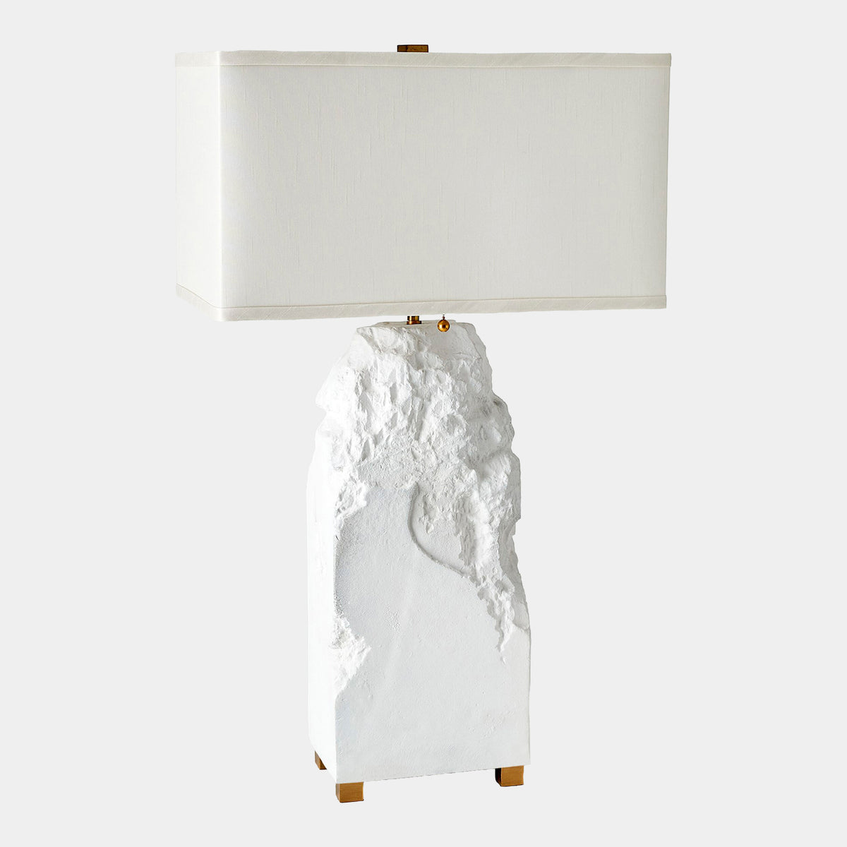 Global Views Honnold Chiseled Block Lamp product view