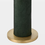 Global Views Posh Floor Lamp – Green Hair-on-Hide additional product view