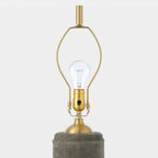 Global Views Posh Floor Lamp – Gray Suede additional product view