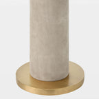 Global Views Posh Floor Lamp – Parchment Suede additional product view