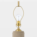 Global Views Posh Floor Lamp – Parchment Suede additional product view