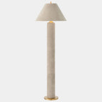 Global Views Posh Floor Lamp – Parchment Suede additional product view
