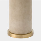 Global Views Posh Table Lamp – Parchment Suede additional product view