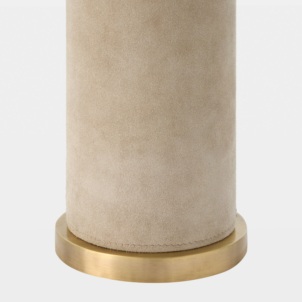 Global Views Posh Table Lamp – Parchment Suede additional product view