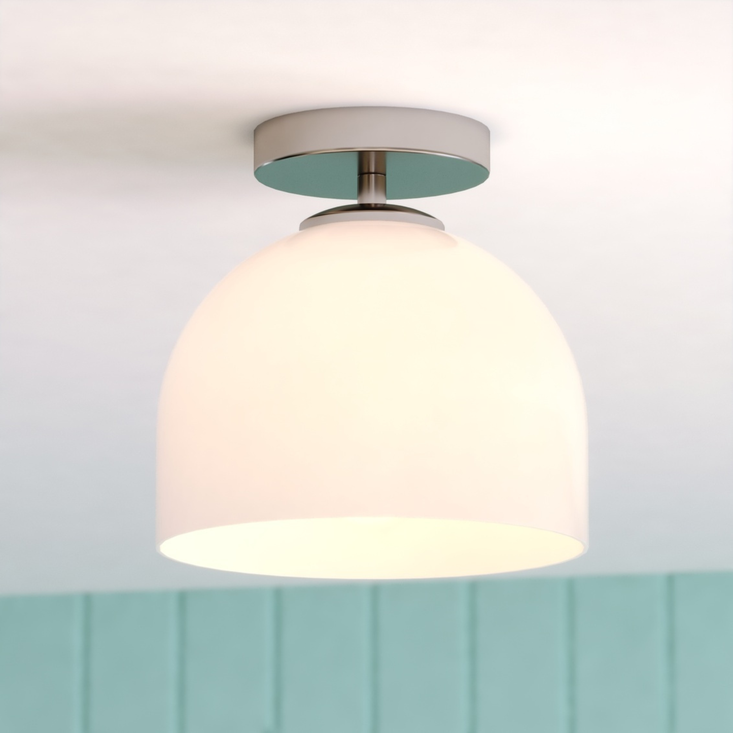 Shelby 9.25-in. W 1 Light Semi-Flush Mount