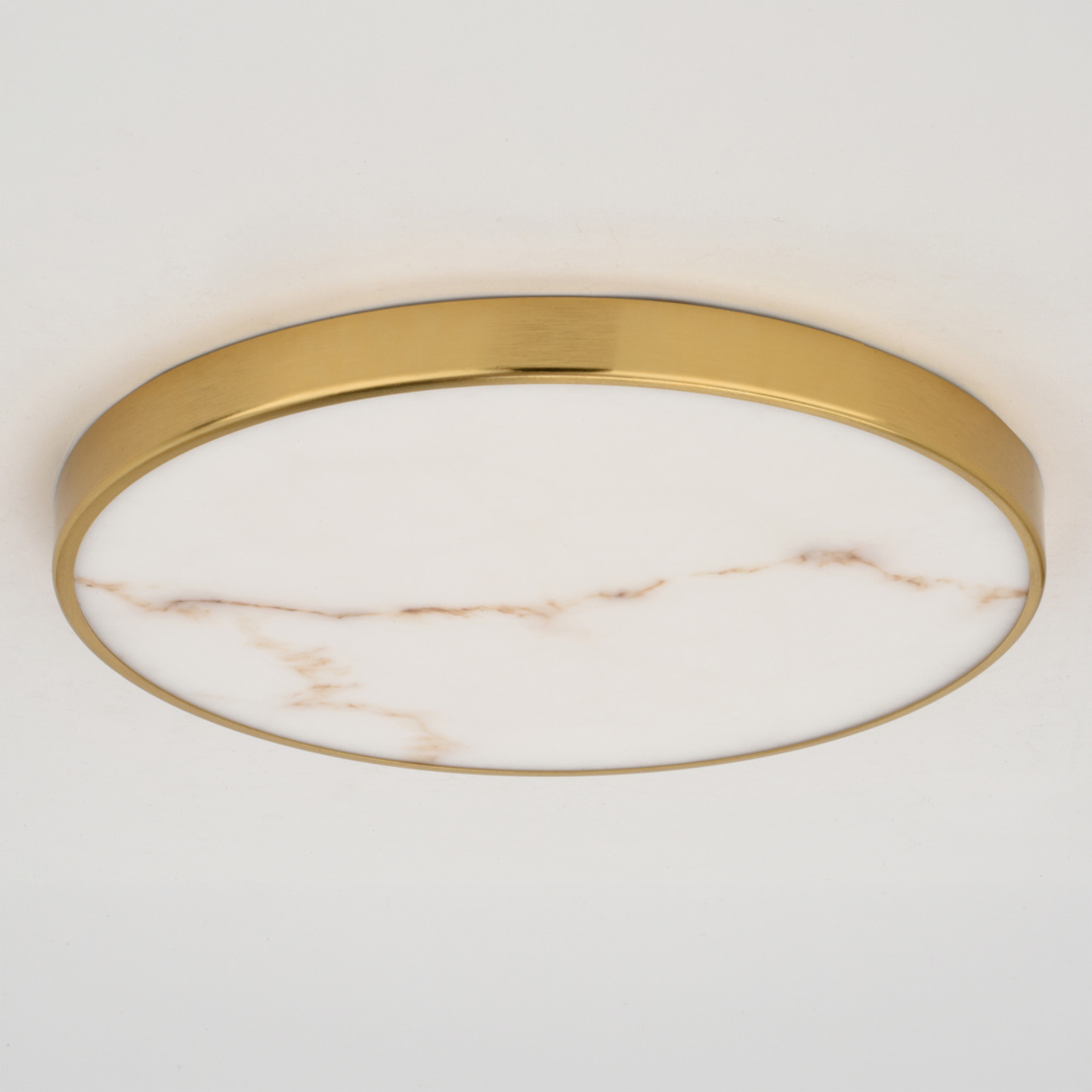 Aurelia 12-in. W LED Light Flush Mount Brushed Brass