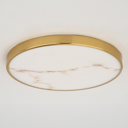Aurelia 12-in. W LED Light Flush Mount Brushed Brass
