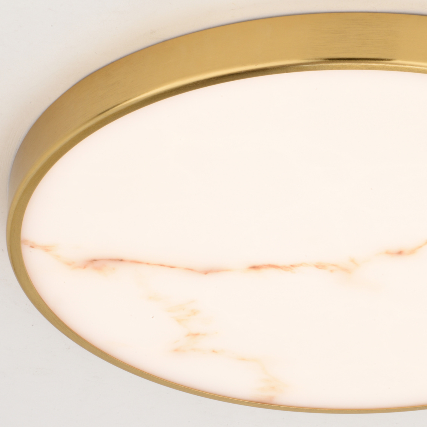 Aurelia 12-in. W LED Light Flush Mount Brushed Brass