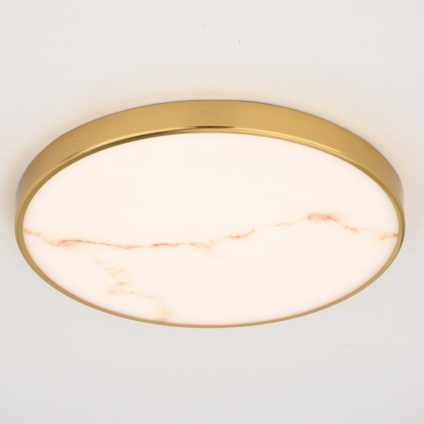 Aurelia 12-in. W LED Light Flush Mount Brushed Brass