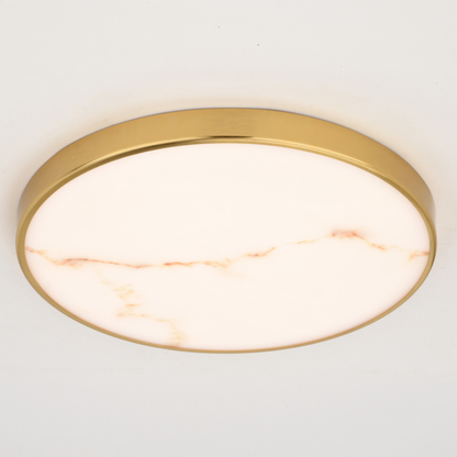 Aurelia 12-in. W LED Light Flush Mount Brushed Brass