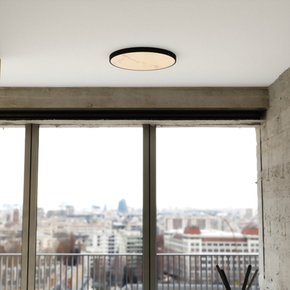 Aurelia 16-in. W LED Light Flush Mount Matte Black