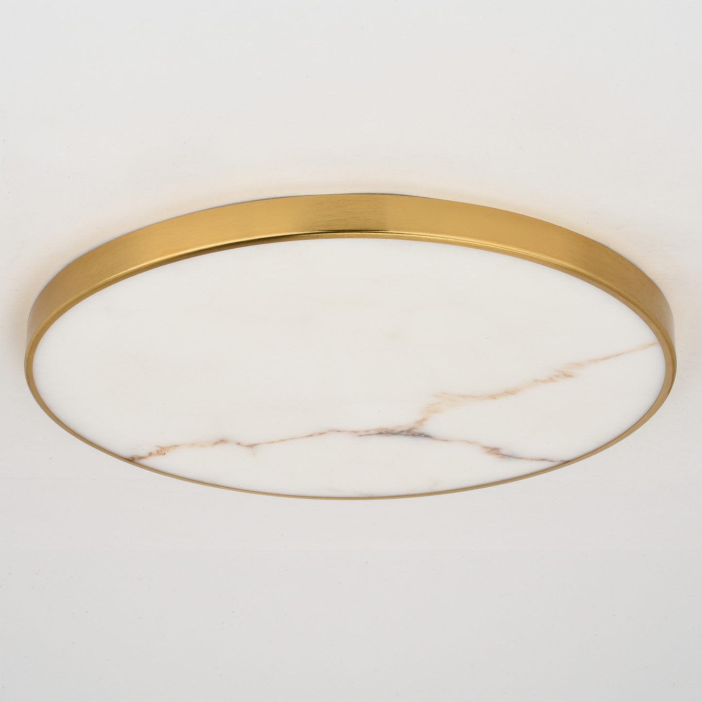 Aurelia 16-in. W LED Light Flush Mount Brushed Brass