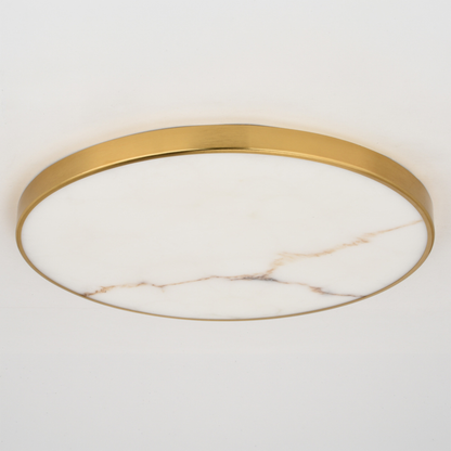 Aurelia 16-in. W LED Light Flush Mount Brushed Brass