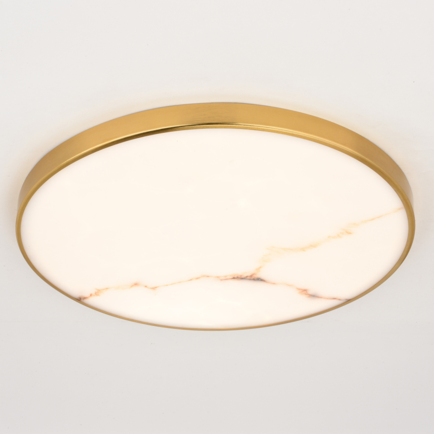 Aurelia 16-in. W LED Light Flush Mount Brushed Brass